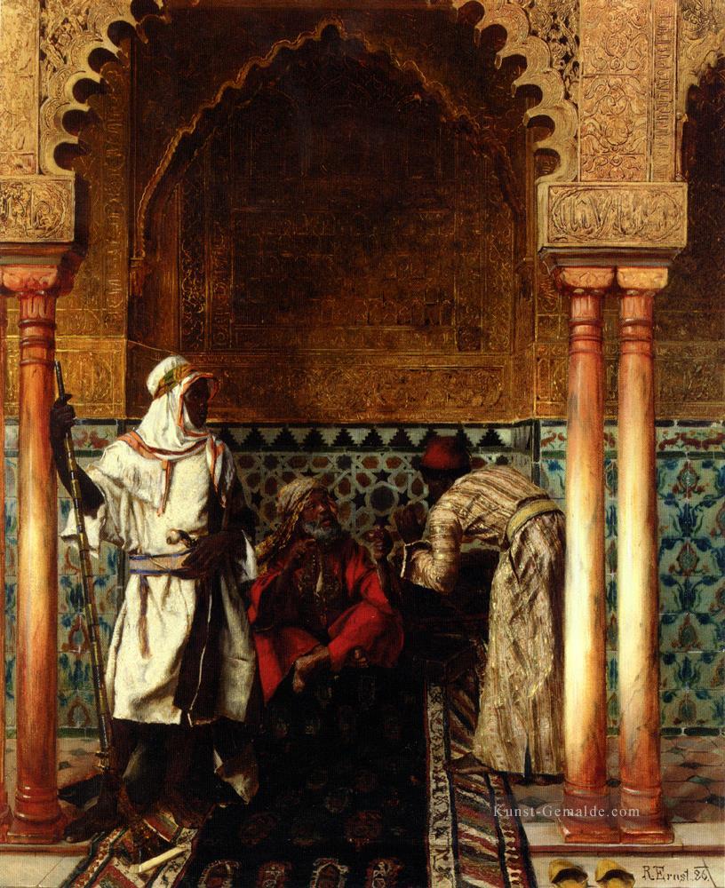 Rudolph Ernst Der Weise The Sage 1886 Araber Maler Rudolf Ernst Ölgemälde
